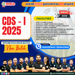 CDS Top Coaching In Lucknow 2025- Shield Defence Academy