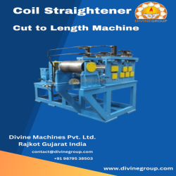Coil Straightener Machine Cut to Length Line Manufacturer Rajkot Gujarat India