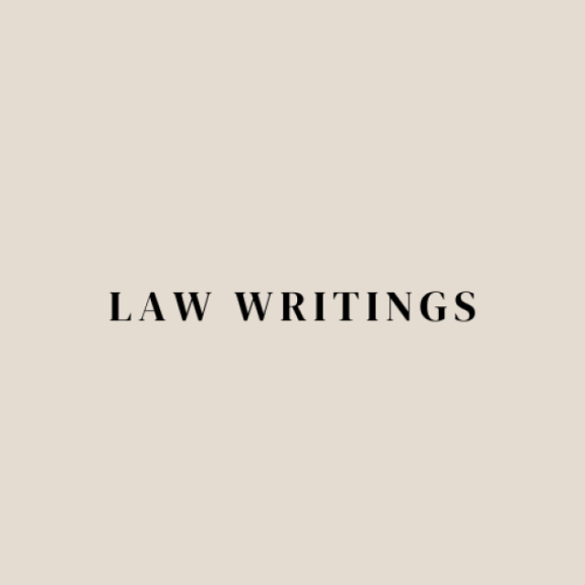 Law Writings