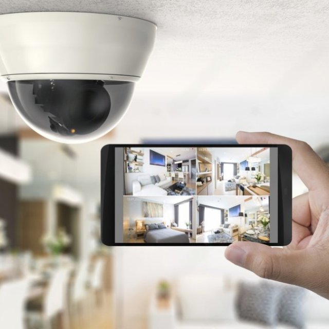 CCTV camera installation compatible with smart home systems