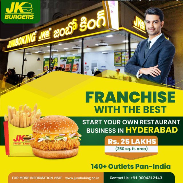 Best Burger Brand Franchise Business in India - Jumboking