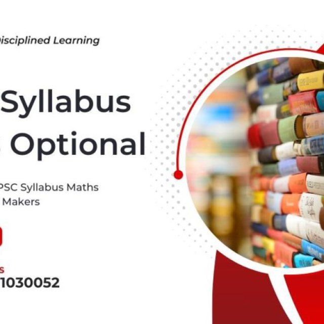 UPSC Syllabus Maths Optional