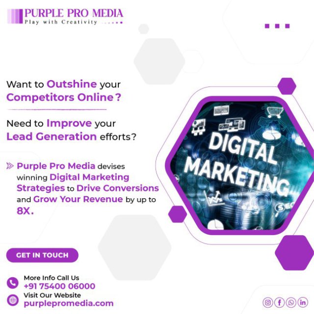 Purple Pro Media   -  Digital Marketing  Services in Coimbatore