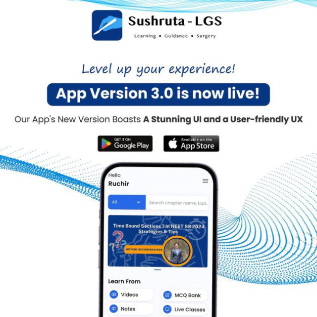 Best Online Coaching App for NEET SS Surgery | Sushruta LGS